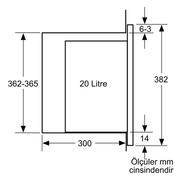 Siemens - 20 lt Beyaz Mikrodalga Fırın - Görsel 7