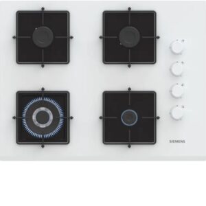 Siemens - iQ300 Gazlı Ocak 67 cm Sert cam, Beyaz