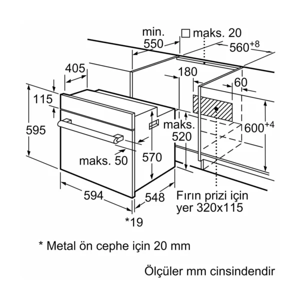Siemens - Beyaz Ankastre Fırın - Görsel 7