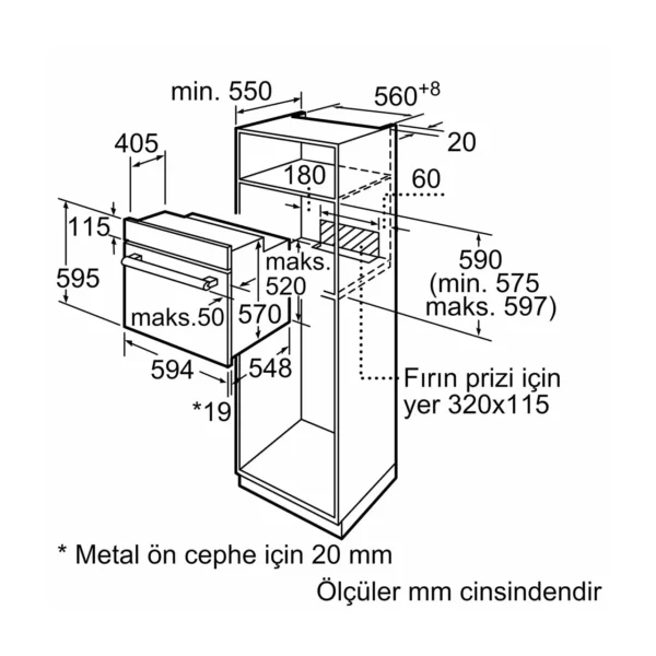Siemens - Beyaz Ankastre Fırın - Görsel 8