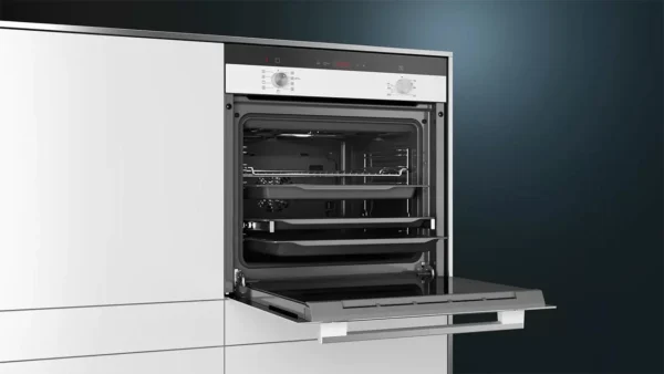 Siemens - Buhar Destekli Beyaz Ankastre Fırın - Görsel 4