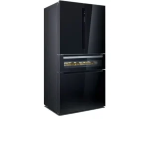 Siemens - iQ700 French Door Bottom Mount Refrigerator, Siyah