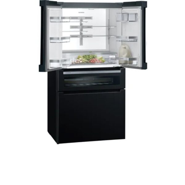 Siemens - iQ700 French Door Bottom Mount Refrigerator, Siyah - Görsel 2
