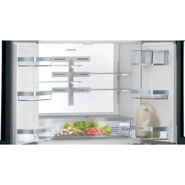 Siemens - iQ700 French Door Bottom Mount Refrigerator, Siyah - Görsel 4
