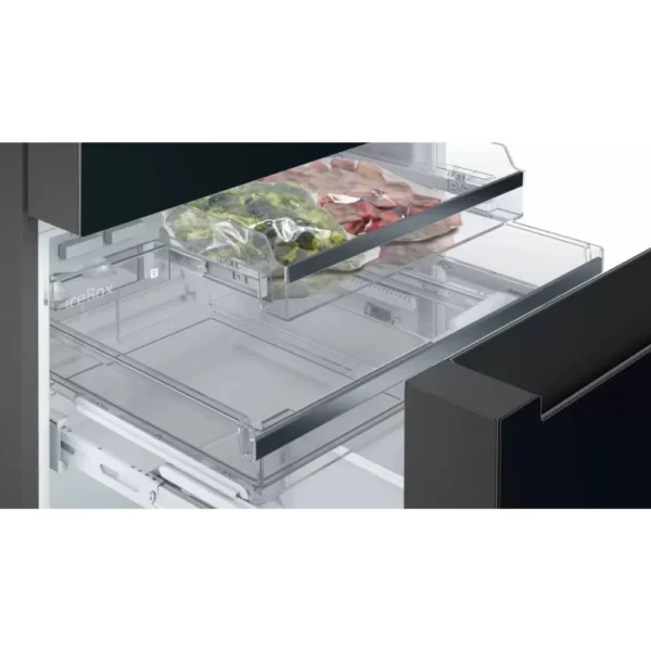 Siemens - iQ700 French Door Bottom Mount Refrigerator, Siyah - Görsel 6