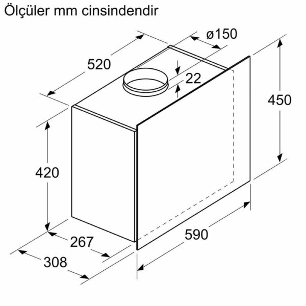 Siemens - iQ300 Duvar Tipi Davlumbaz - Görsel 7