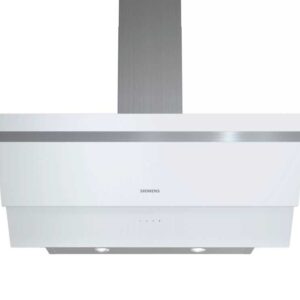 Siemens - 90 cm Eğimli Beyaz Cam Davlumbaz
