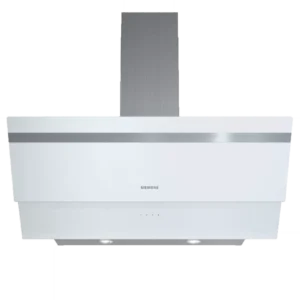 Siemens - 90 Cm Beyaz Cam Davlumbaz