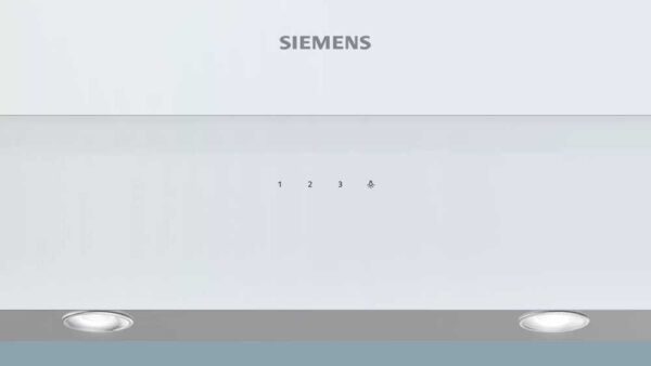 Siemens - 90 cm Eğimli Beyaz Cam Davlumbaz - Görsel 3