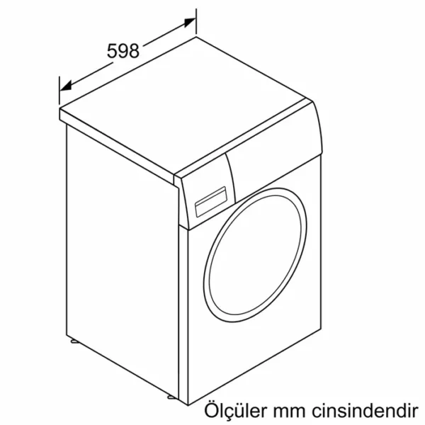 Siemens - 10 kg 1200 Devir Home Connect Çamaşır Makinesi - Görsel 5