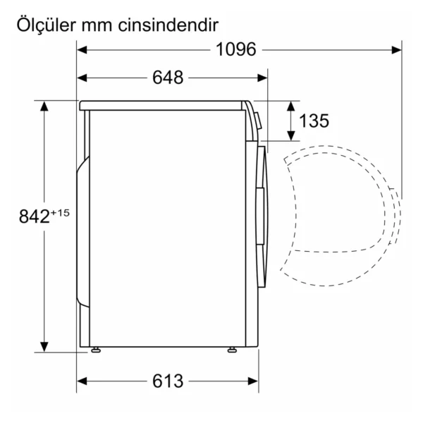 Siemens - 9 Kg Isı Pompalı Kurutma Makinesi - Görsel 6