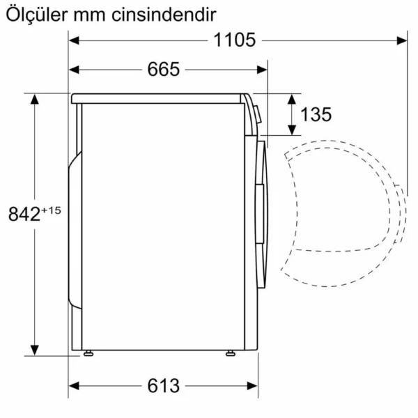 Siemens - iQ700 Isı Pompalı Kurutma Makinesi - Görsel 7