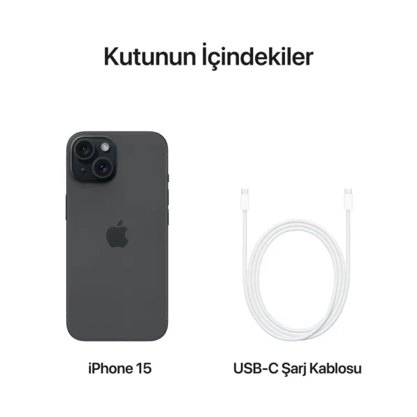 iPhone 15 512 Gb Akıllı Telefon Siyah - Görsel 6