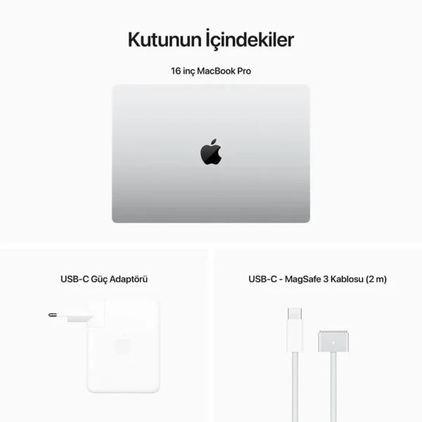 MacBook Pro M2 Pro 16Gb-512Gb Ssd-16"-Gümüş - Görsel 5