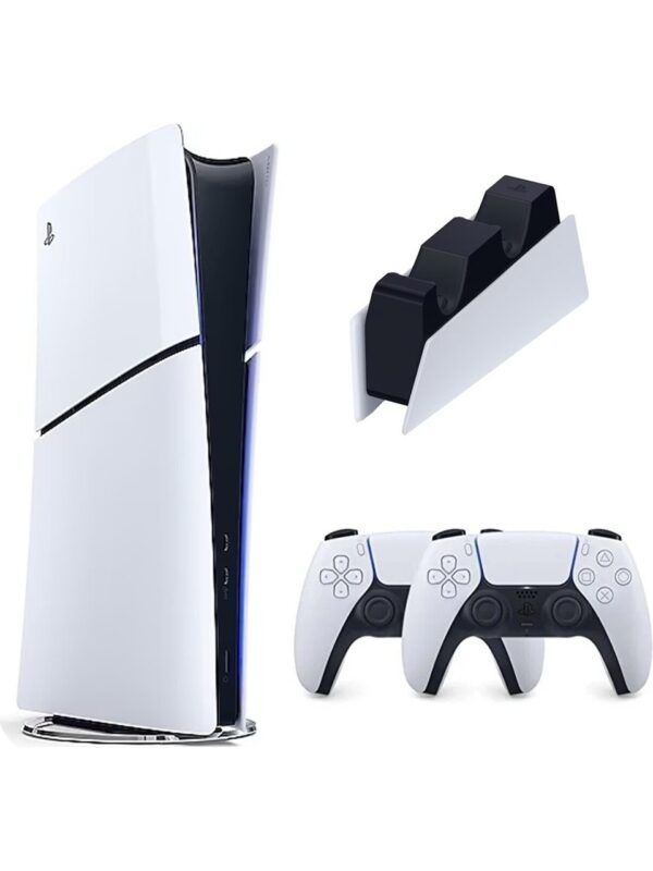 Sony - Playstation 5 Slim Dijital 1TB + 2. Dualsense + Şarj İstasyonu