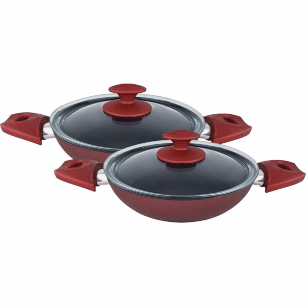 AR YILDIZ SAHAN SET 20CM 22CM NOVA KIRMIZI