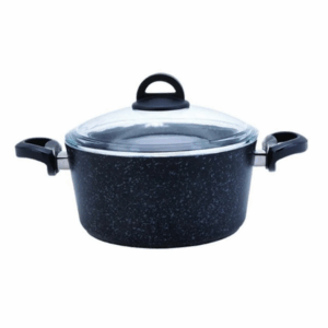 KARACA DARK STONE 24CM TENCERE BİOGRANİT
